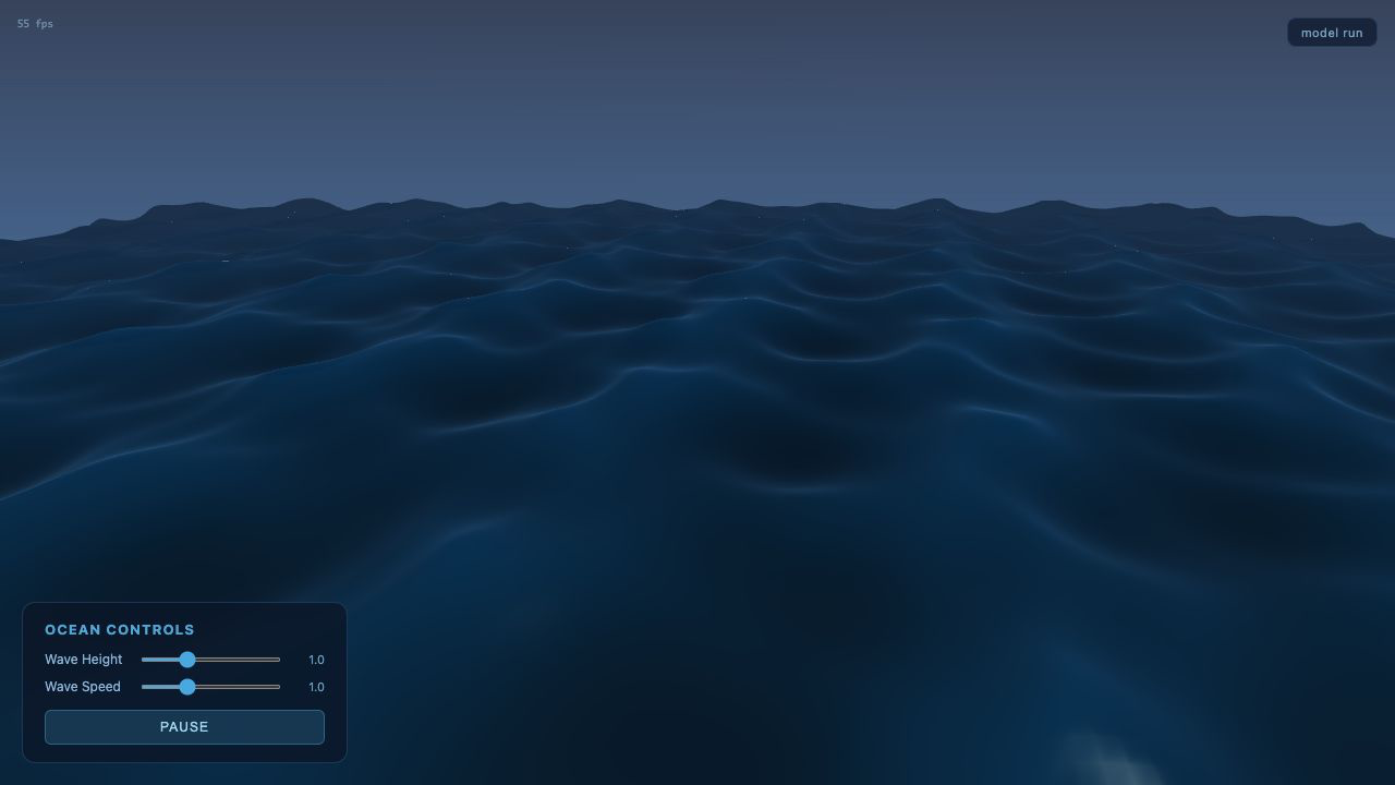 qwen3.7-plus ocean UI screenshot